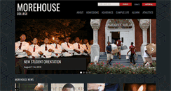 Desktop Screenshot of morehouse.edu