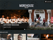 Tablet Screenshot of morehouse.edu